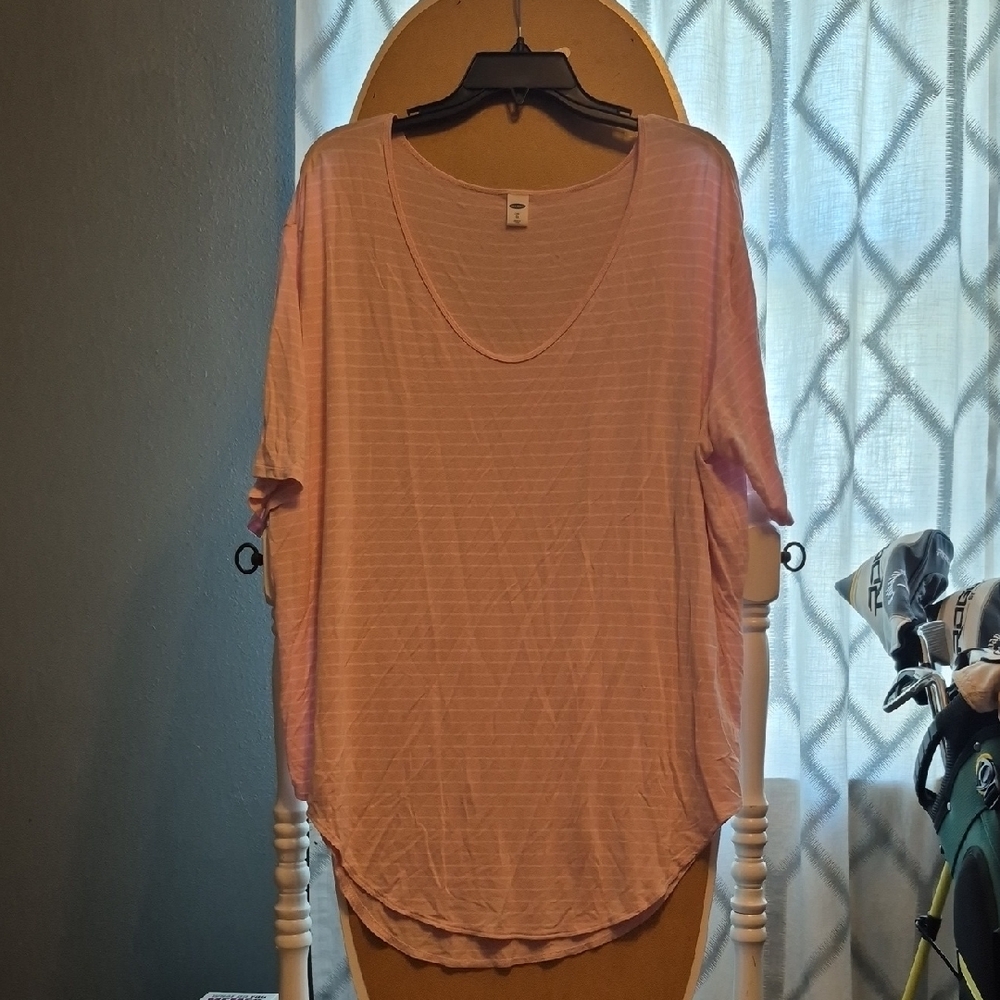 Old Navy Light Pink Long Sleeve Tee